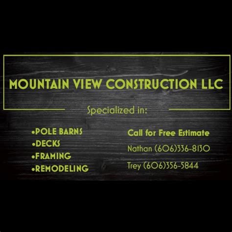 mountain view construction llc